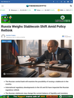 Russia Weighs Stablecoin Shift Amid Policy Rethink