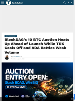 BlockDAG’s 10 BTC Auction Steals Spotlight from TRX and ADA