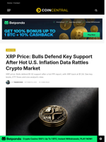 XRP Price: Bulls Defend Key Support After Hot U.S. Inflation Data Rattles Crypto Market - CoinCentral