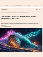 Axie Infinity - Why AXS may be at risk despite Sunday's 10% price rally - AMBCrypto