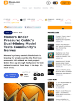 Monero Under Pressure: Qubic’s Dual‑Mining Model Tests Community’s Nerves – Crypto News Bitcoin News