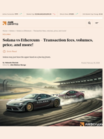 Solana vs Ethereum - Transaction fees, volumes, price, and more! - AMBCrypto