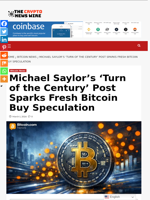 Michael Saylor’s ‘Turn of the Century’ Post Sparks Fresh Bitcoin Buy Speculation - The Crypto News Wire