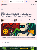 AI Crypto Predictions: Grok Lists 3 After Liquidation Bloodbath