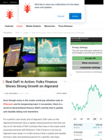 Real DeFi in Action: Folks Finance Shows Strong Growth on Algorand - NullTX