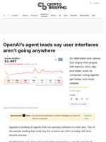 OpenAI's agent leads say user interfaces aren't going anywhere
