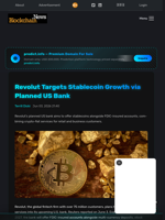 Revolut Targets Stablecoin Growth via Planned US Bank - Blockchain.News