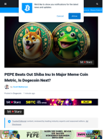 PEPE Beats Out Shiba Inu In Major Meme Coin Metric, Is Dogecoin Next? | Bitcoinist.com