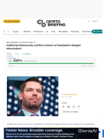 California Democrats confirm rumors of Swalwell's alleged misconduct