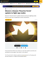 Monero Launches Client Update to Fight Spy Nodes