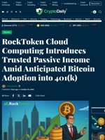 RockToken Cloud Computing Introduces Trusted Passive Income Amid  Anticipated Bitcoin Adoption into 401(k) - Crypto Daily