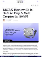 MGBX Review: Is It Safe to Buy & Sell Cryptos in 2025?