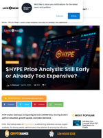 HYPE Price Analysis: Early Entry or Overvalued?