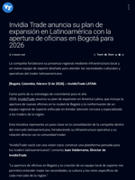 Invidia Trade anuncia su plan de expansión en Latinoamérica con la apertura de oficinas en Bogotá para 2026 | Visionary Financial