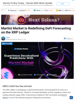 Martini Market Is Redefining DeFi Forecasting on the XRP Ledger