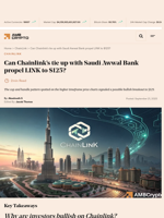 Can Chainlink's tie up with Saudi Awwal Bank propel LINK to $125? - AMBCrypto