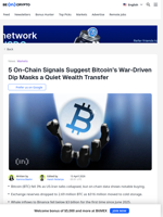 Bitcoin Slides on War News, But 5 Signals Show Accumulation
