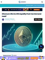 Ethereum Hits $4,350 Liquidity Pool: Can Demand Hold?