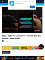 Solana Under Pressure At $75–$78, But Bulls Eye Massive Upside Ahead | Bitcoinist.com