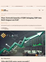 Flare Network launches FXRP, bringing XRP into DeFi: Impact on FLR? - AMBCrypto