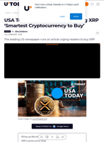 USA Today Features Article Calling XRP ‘Smartest Cryptocurrency to Buy’