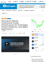 Technance Debuts Institutional-Grade Infrastructure for Exchanges, Fintech Platforms, and Web3 Applications