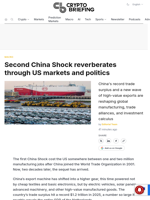 Second China Shock reverberates through US markets and politics