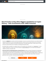 Best Presales to Buy After Biggest Liquidation in Crypto History