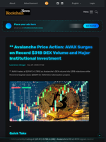 ** Avalanche Price Action: AVAX Surges on Record $31B DEX Volume and Major Institutional Investment - Blockchain.News