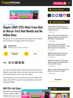 Ripple (XRP) ETFs Went From Bad to Worse: First Red Month and No Inflow Days