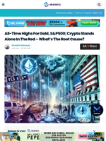 All-Time Highs For Gold, S&P500; Crypto Stands Alone In The Red - What's The Root Cause?
