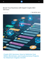 Boost Your Business with Expert Crypto SEO Services - Visionary Financial