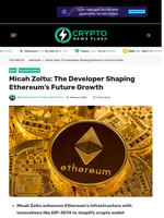 Micah Zoltu: The Developer Shaping Ethereum’s Future Growth - Crypto News Flash