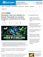 MetaWin Hits $13 Million in Player Rewards as Loyalty Program Continues to Grow