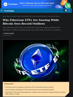 Why Ethereum ETFs Are Soaring While Bitcoin Sees Record Outflows