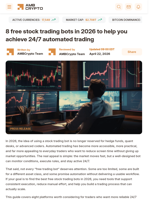 8 free stock trading bots in 2026 to help you achieve 24/7 automated trading - AMBCrypto