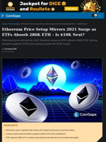 Ethereum Price Mirrors 2021 as ETFs Absorb 286K ETH- 10k next?