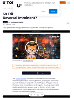 38 Trillion SHIB in Play: Shiba Inu Reversal Imminent?