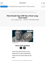 Peter Brandt Says XRP Has a Purer Long-Term Chart