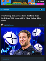 Dave Portnoy Says He’ll Buy XRP Again If It Dips Below This Level