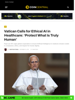 Vatican Calls for Ethical AI in Healthcare: ‘Protect What Is Truly Human’ - CoinCentral