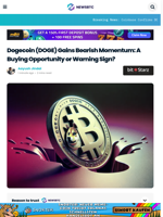 Dogecoin (DOGE) Gains Bearish Momentum: A Buying Opportunity or Warning Sign?