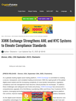 XXKK Exchange Strengthens AML and KYC Systems to Elevate Compliance Standards