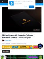 Binance US Eyes Growth Amid New Regulatory Climate: Report