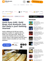 Gold Eyes $4K: Gold Bugs and Analysts Say the Rally’s Just Getting Started – Bitcoin News