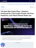 The Next Big Crypto Plays:  Qubetics Positioned as a Top Crypto Presale, SEI Price Prediction, and Theta’s Market Shake-Up!