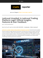 Ledruval Unveiled: Is Ledruval Trading Platform Legit? Official Insights, Features & User Feedback