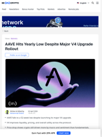 AAVE Hits 1-Year Low Despite Major V4 Upgrade Rollout