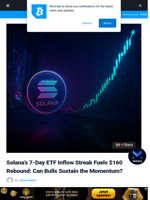 Solana’s 7-Day ETF Inflow Streak Fuels $160 Rebound: Can Bulls Sustain the Momentum? | Bitcoinist.com