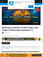 Live Bitcoin Hyper Updates Today: Bitcoin Prediction Today as Google Plans AI Agent with Crypto Payments, Bitcoin ETF Inflows Hit Record Ahead of FOMC Meeting, and More...
